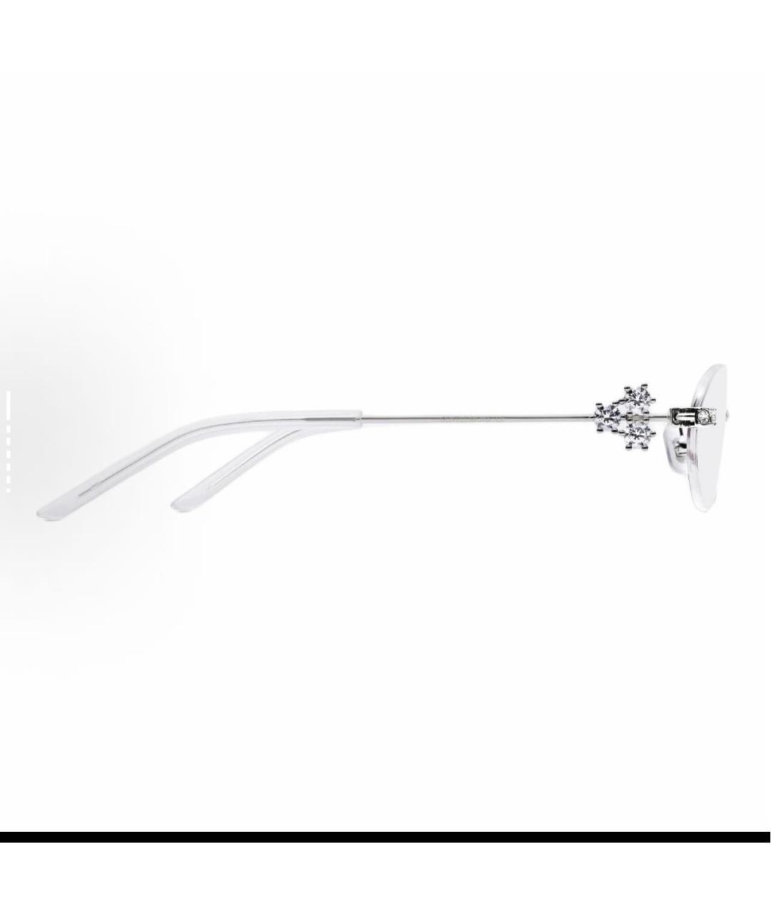 GENTLE MONSTER Серебряные металлические солнцезащитные очки, фото 2