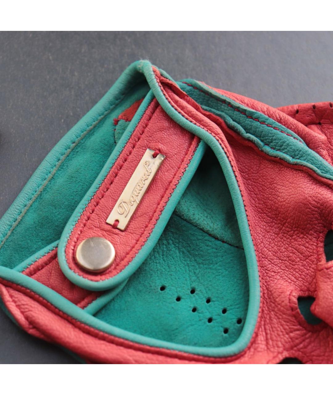 DSQUARED2 Мульти кожаные перчатки, фото 3