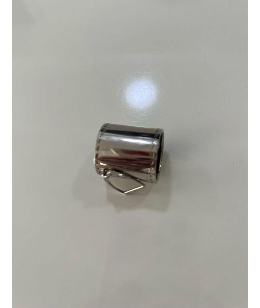 HERMES Серебряное латунное кольцо, фото 2