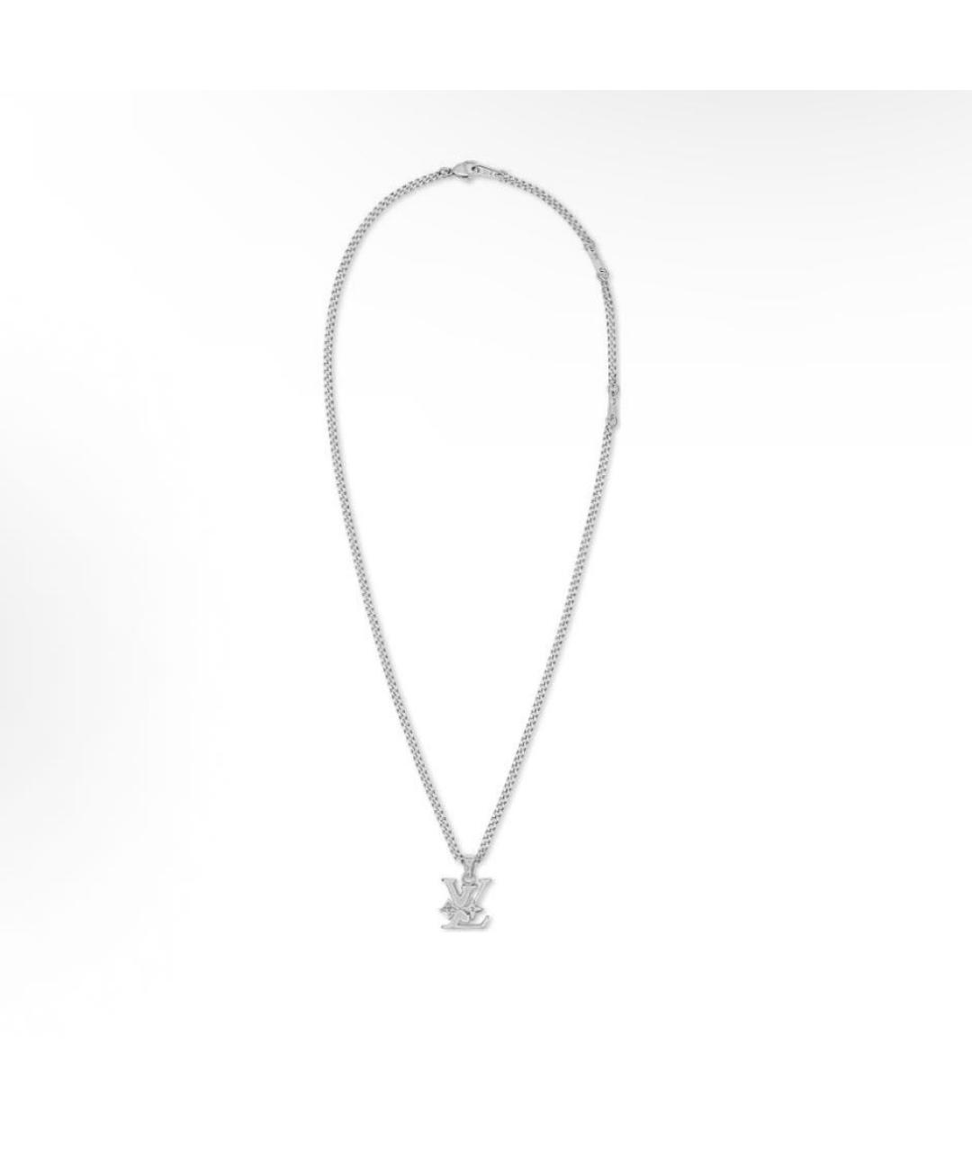 LOUIS VUITTON Серебряная металлическая подвеска, фото 4