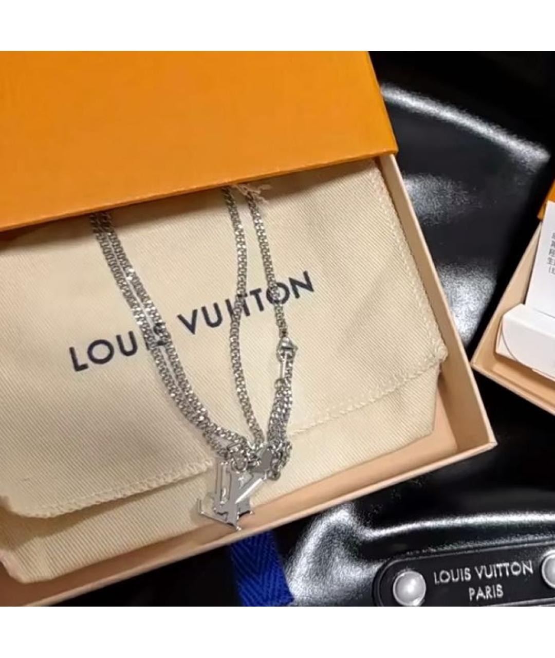 LOUIS VUITTON Серебряная металлическая подвеска, фото 3