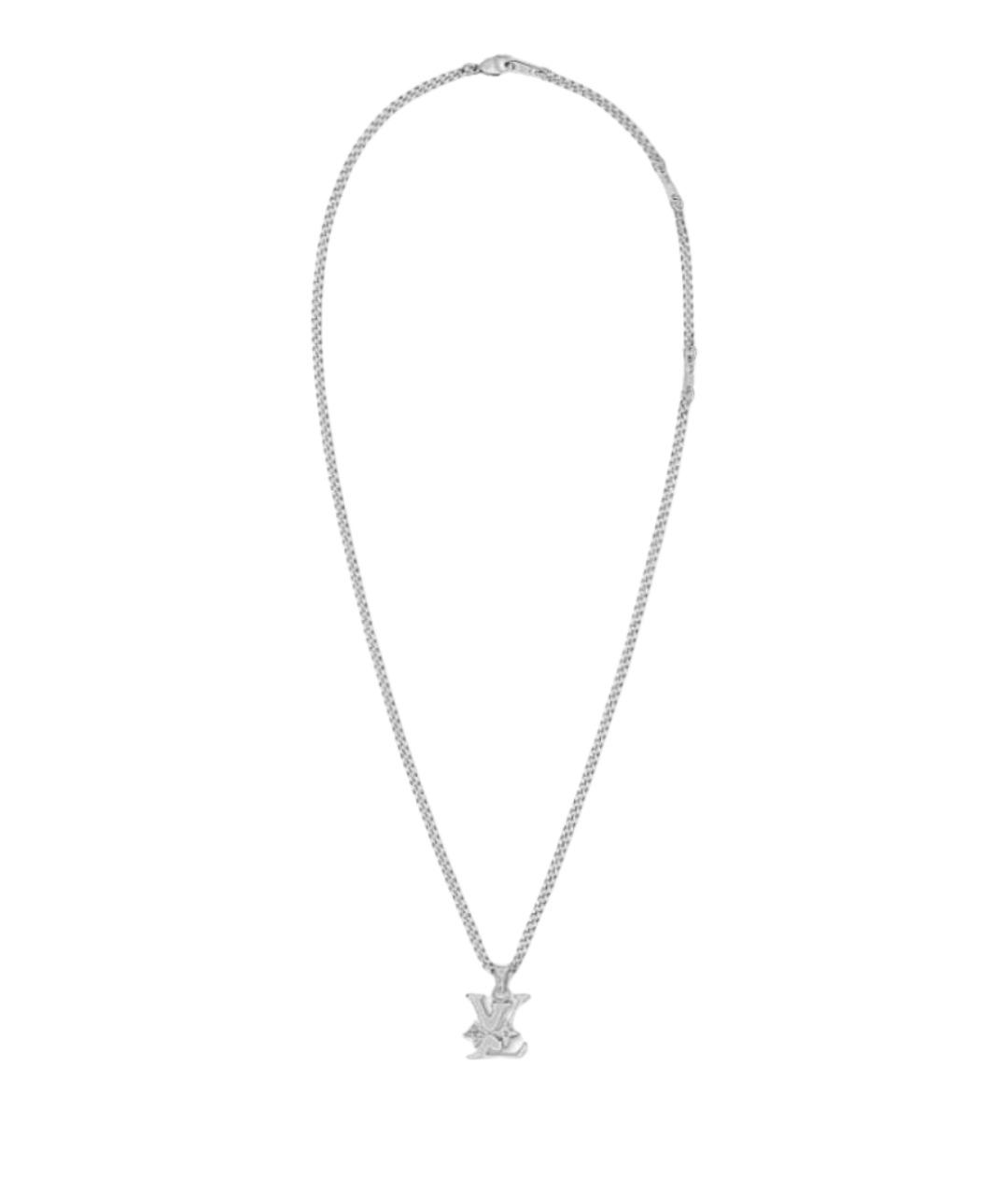 LOUIS VUITTON Серебряная металлическая подвеска, фото 1