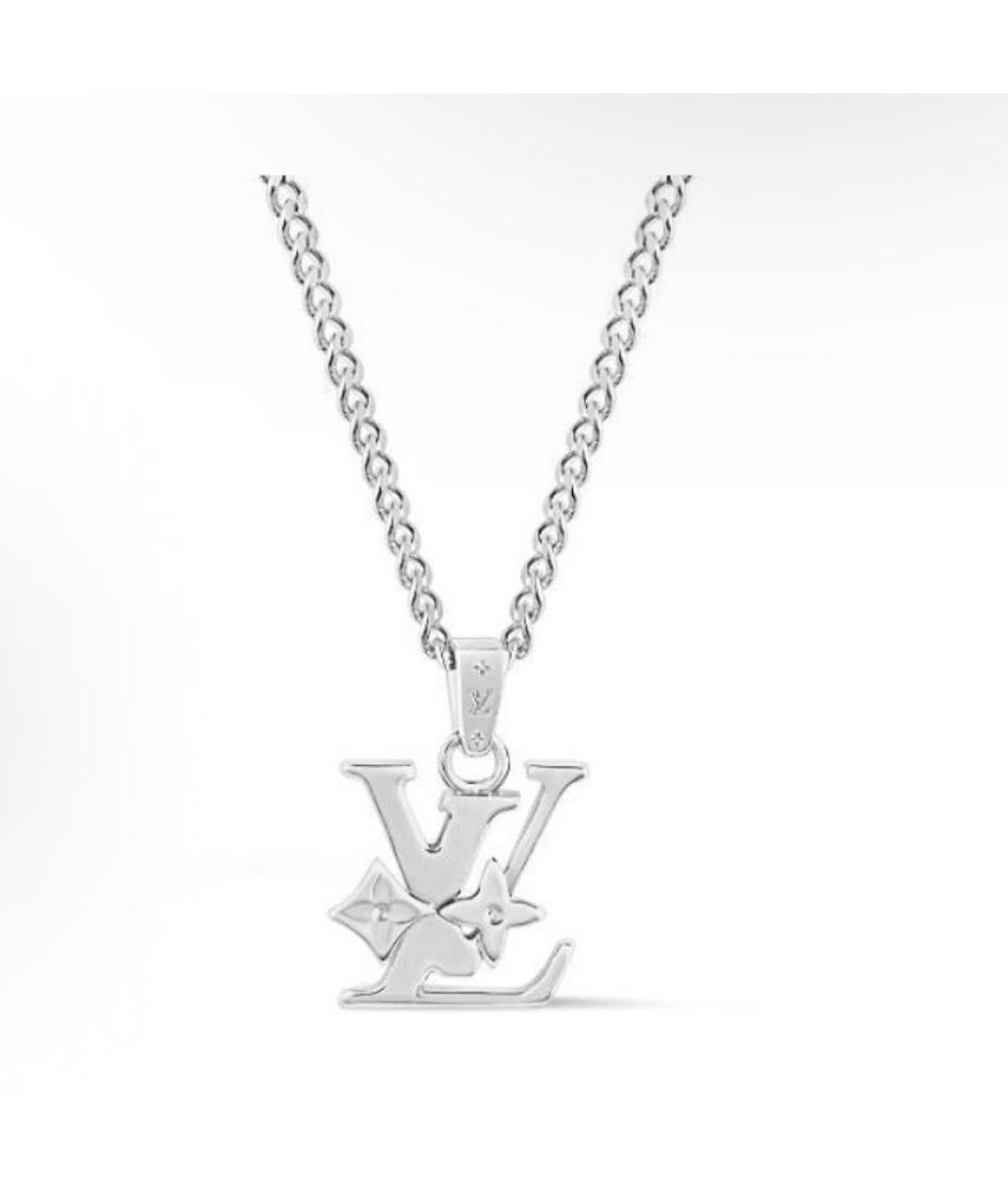LOUIS VUITTON Серебряная металлическая подвеска, фото 2