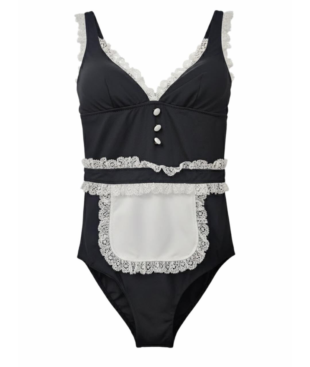 MOSCHINO Черный синтетический купальник, фото 1