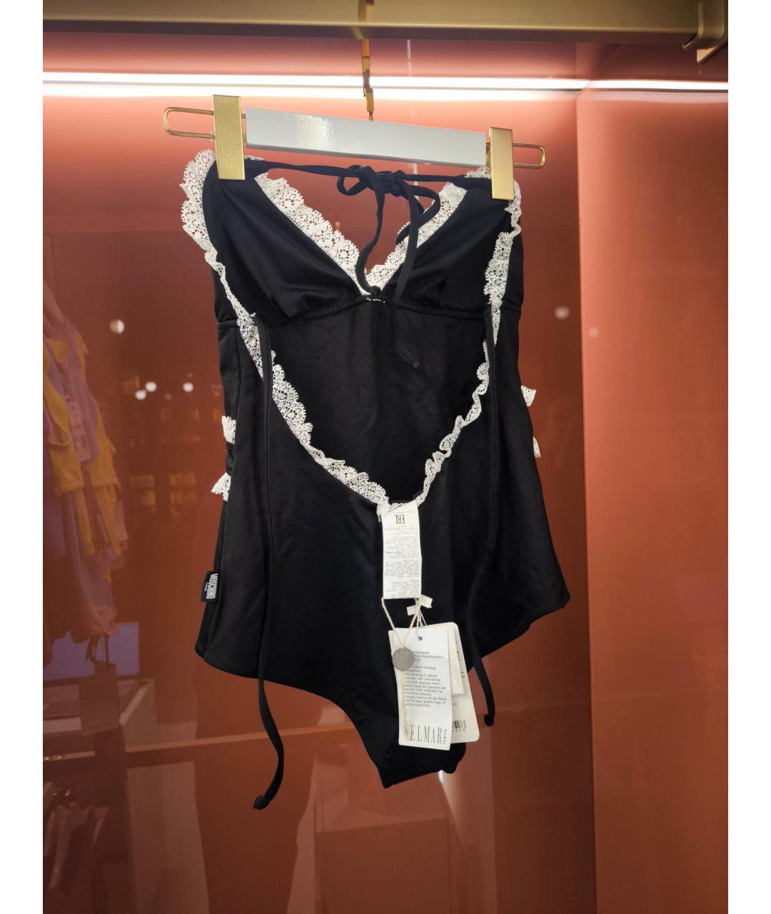 MOSCHINO Черный синтетический купальник, фото 2