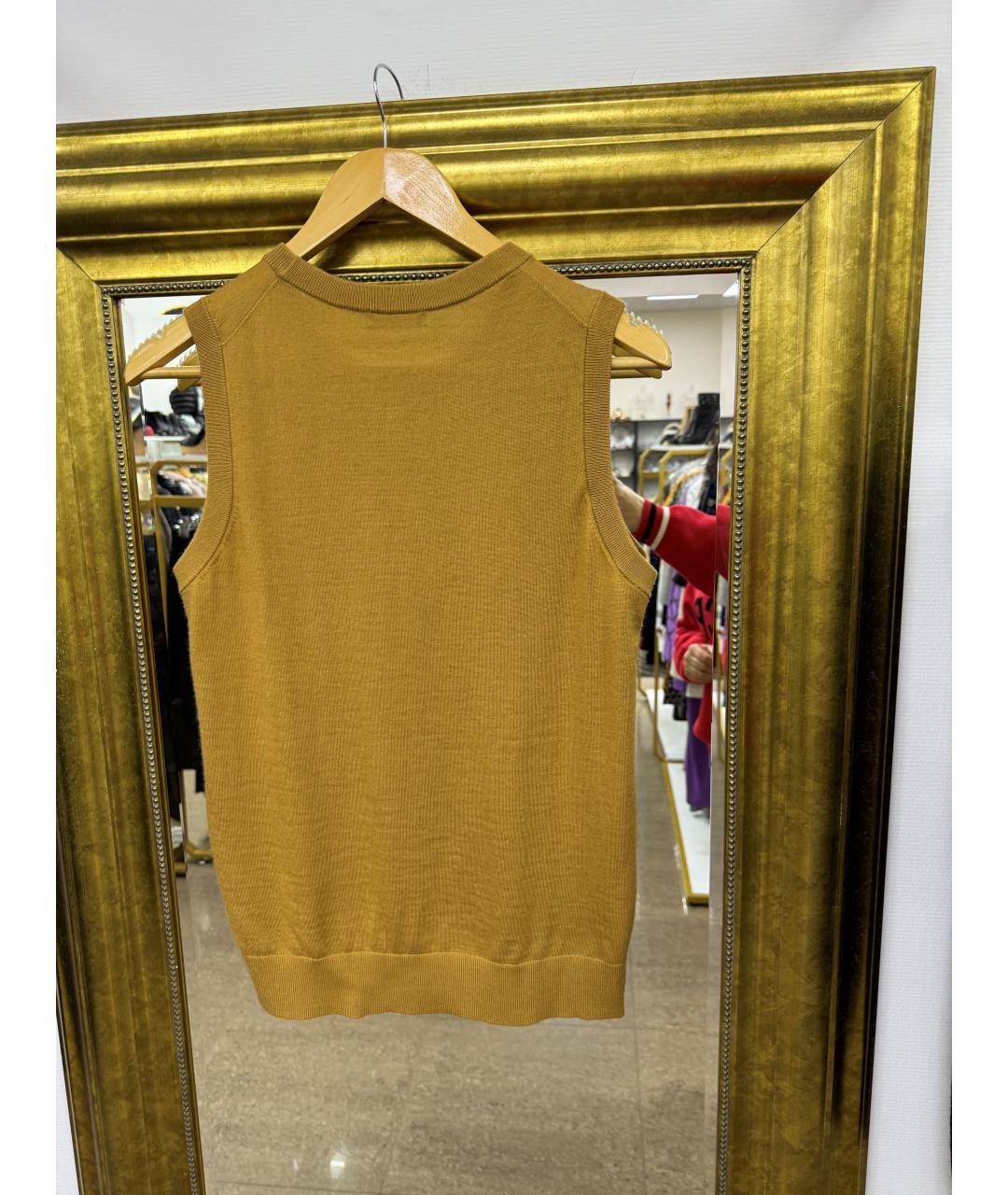 12 STOREEZ Горчичный кардиган, фото 4