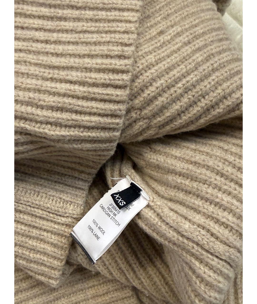 JOSEPH Бежевый шерстяной джемпер / свитер, фото 2