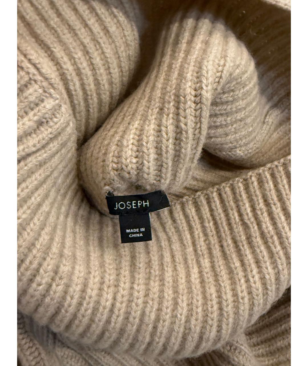 JOSEPH Бежевый шерстяной джемпер / свитер, фото 3