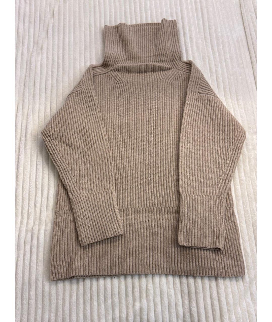 JOSEPH Бежевый шерстяной джемпер / свитер, фото 4