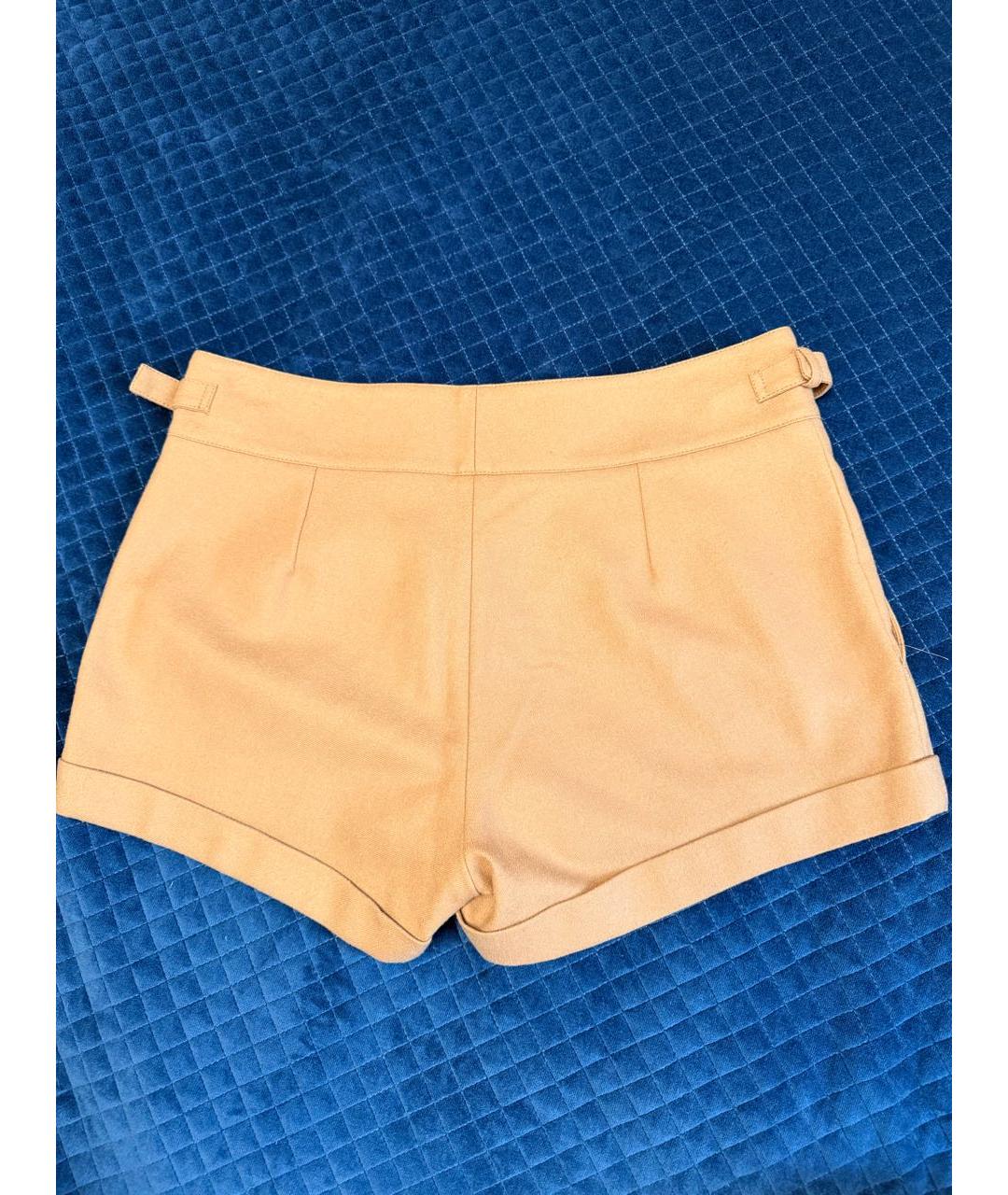 GUCCI Горчичные шорты, фото 2
