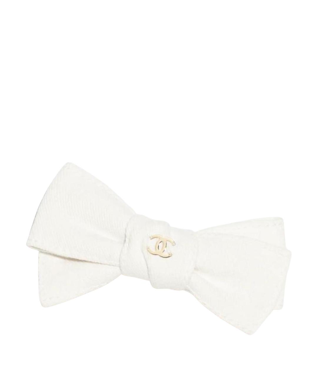 CHANEL Белая заколка, фото 1