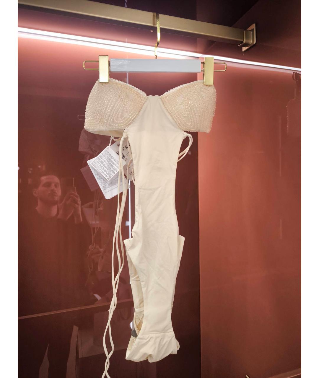 LA PERLA Бежевый синтетический купальник, фото 3