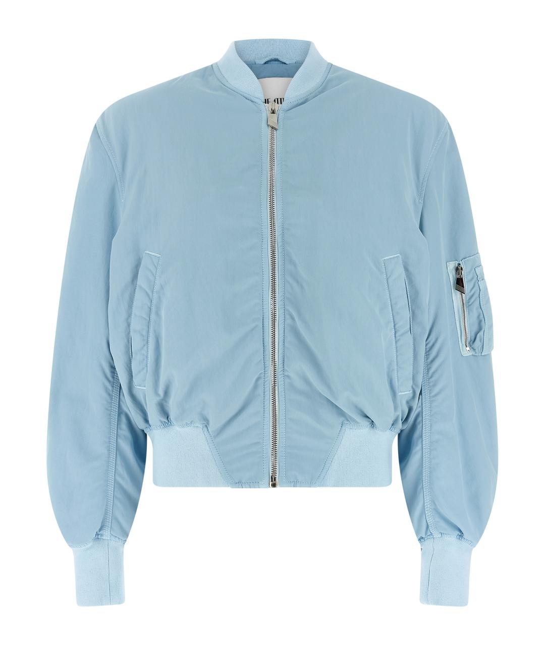 THE ATTICO Голубая полиамидовая куртка, фото 1