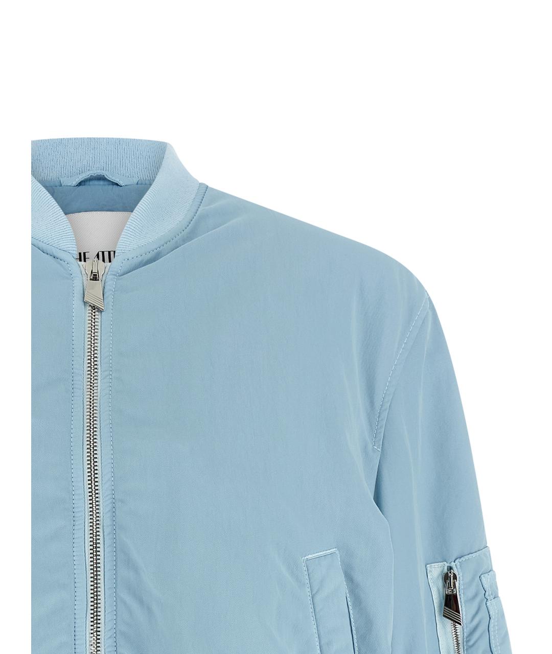 THE ATTICO Голубая полиамидовая куртка, фото 3