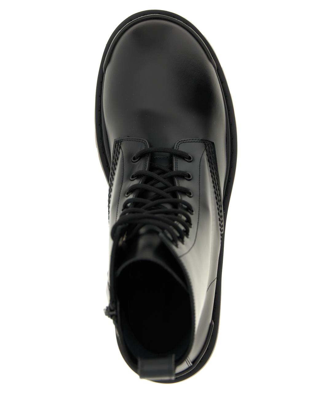 BALENCIAGA Черные кожаные низкие ботинки, фото 4