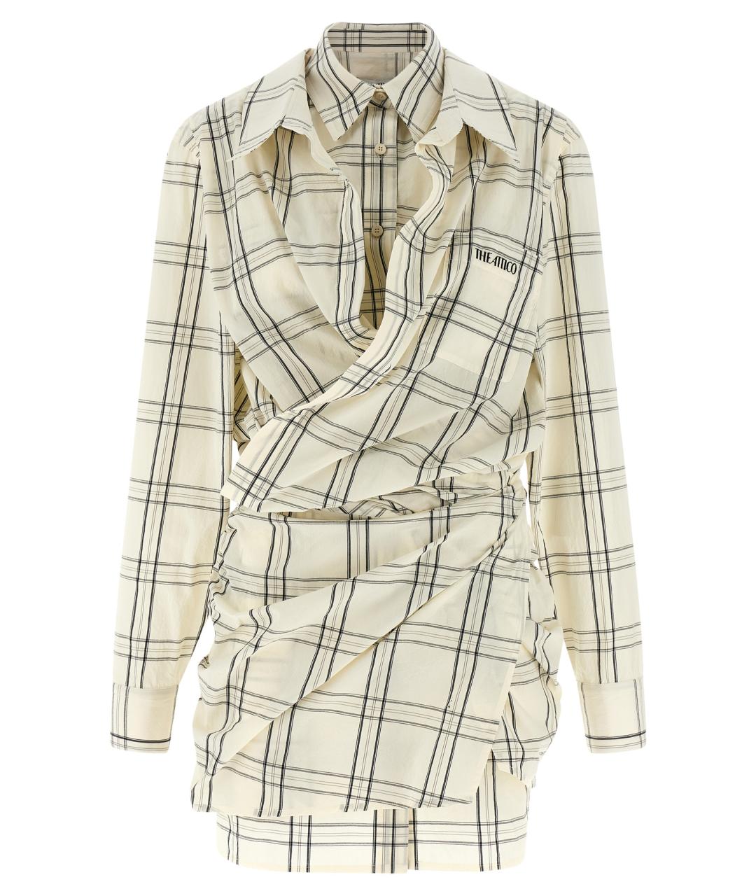 THE ATTICO Мульти хлопковое платье, фото 1