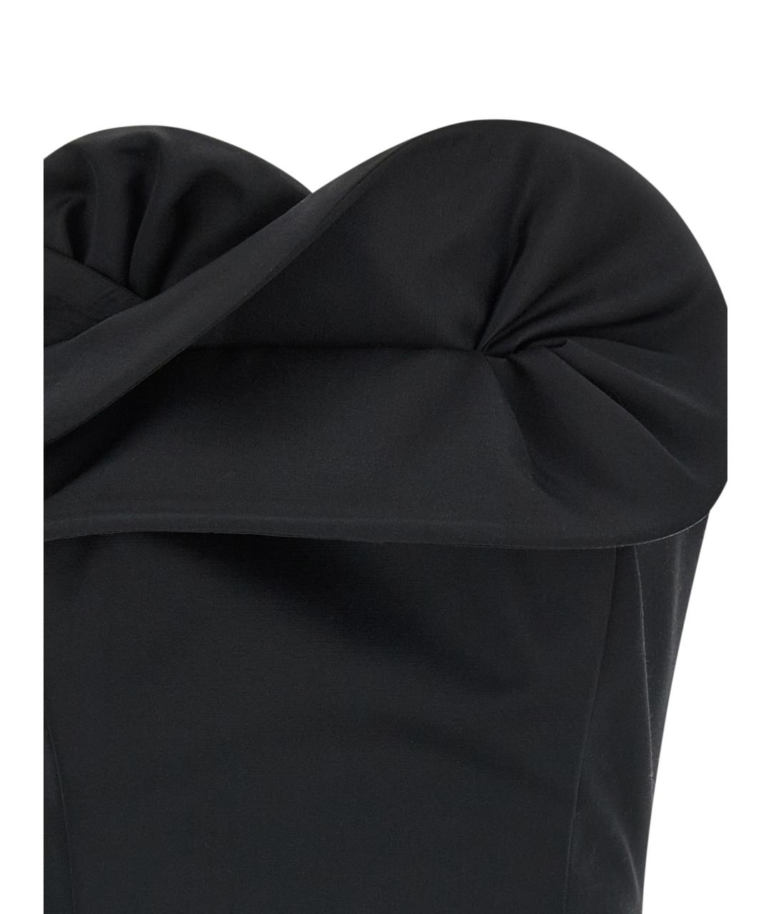 MAGDA BUTRYM Черная шелковая блузы, фото 3