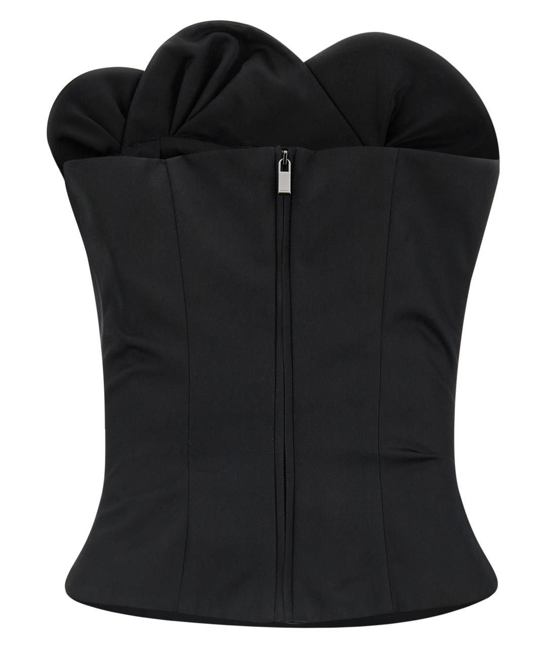 MAGDA BUTRYM Черная шелковая блузы, фото 2