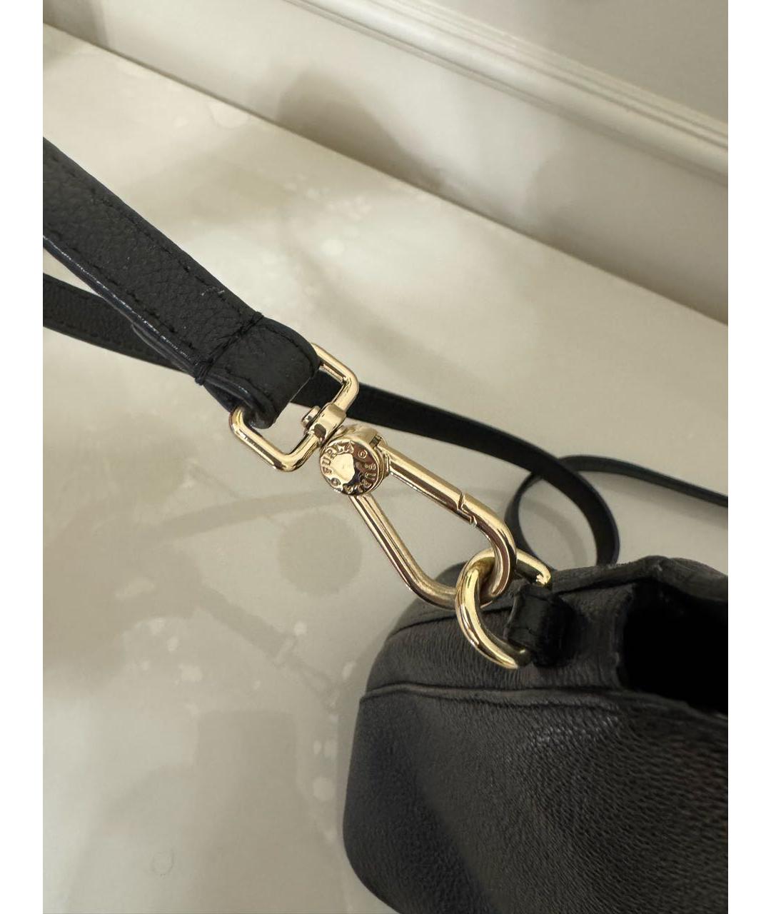 FURLA Черная кожаная сумка тоут, фото 2