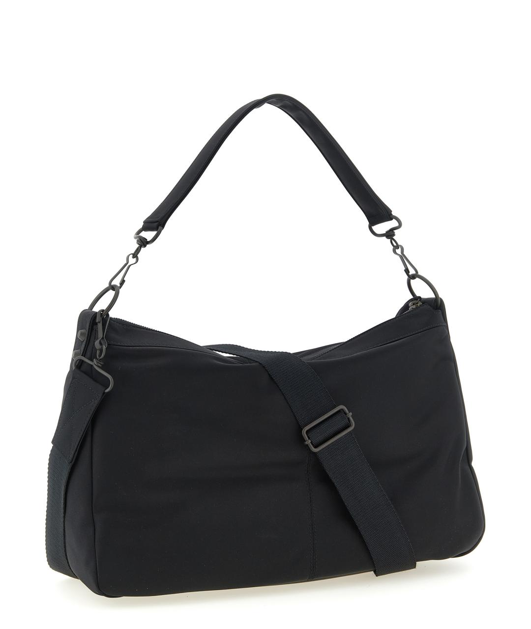 BALENCIAGA Черная тканевая сумка на плечо, фото 2