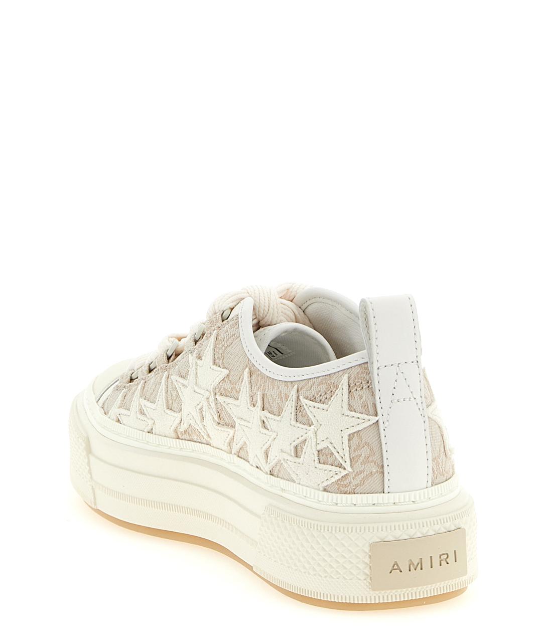 AMIRI Бежевые текстильные кроссовки, фото 3