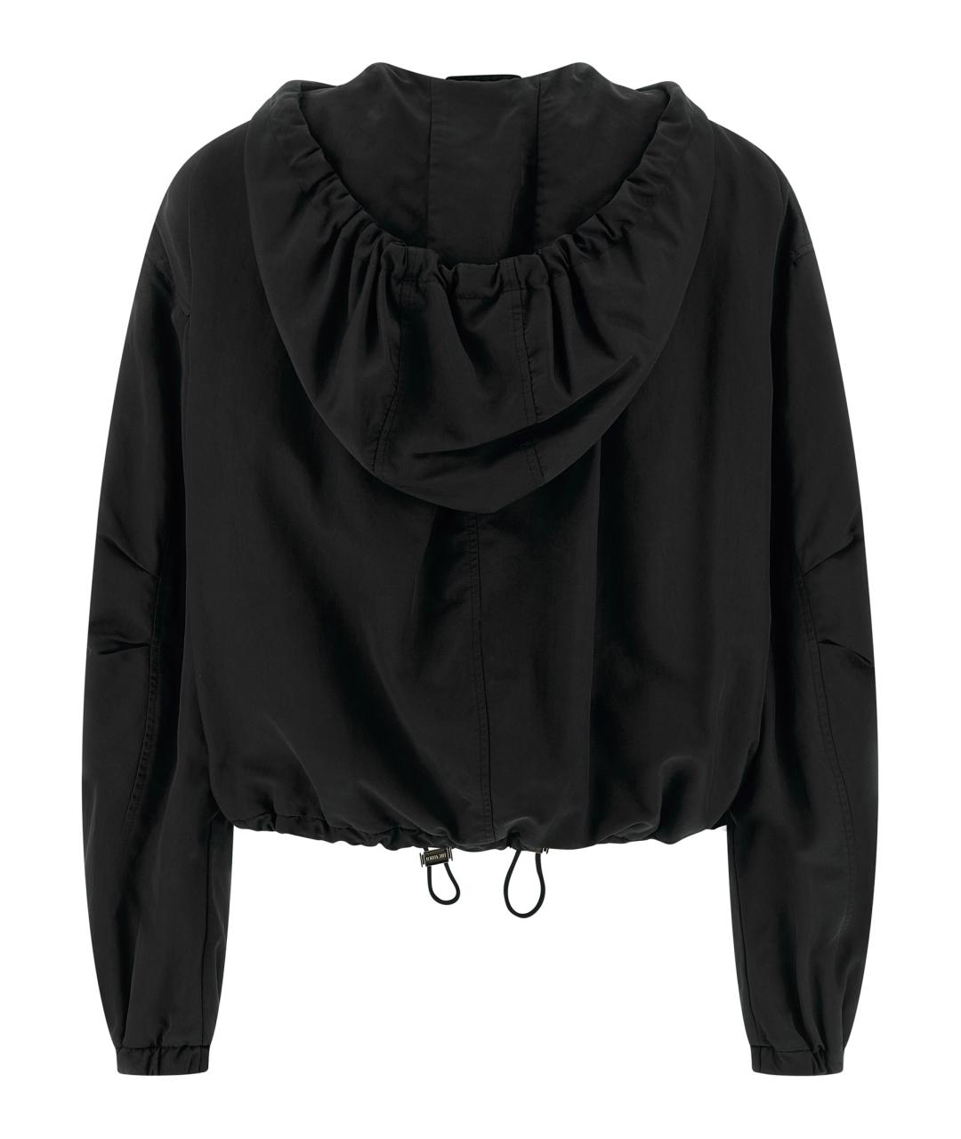 THE ATTICO Черная полиэстеровая куртка, фото 2