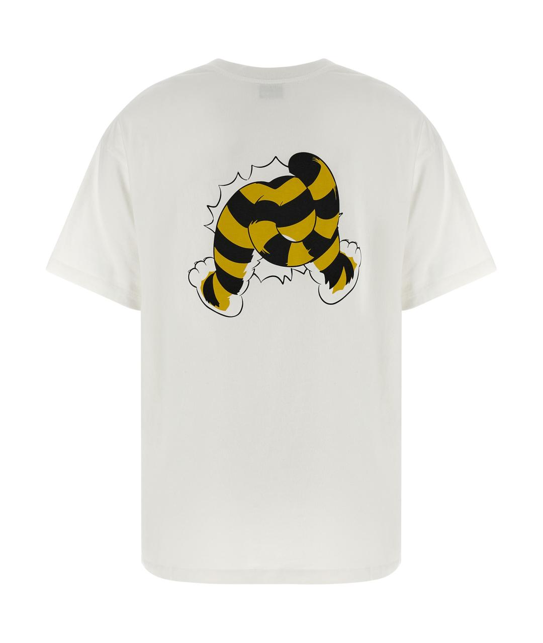 KENZO Белая хлопковая футболка, фото 2