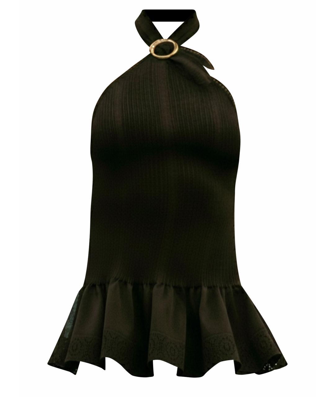 CHANEL Черное шелковое платье, фото 1