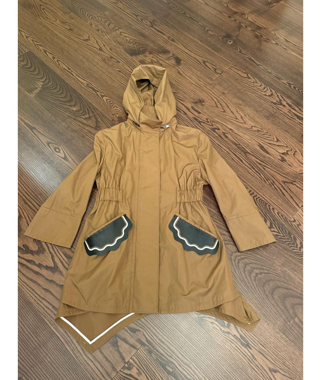 FENDI Коричневая хлопковая куртка, фото 6