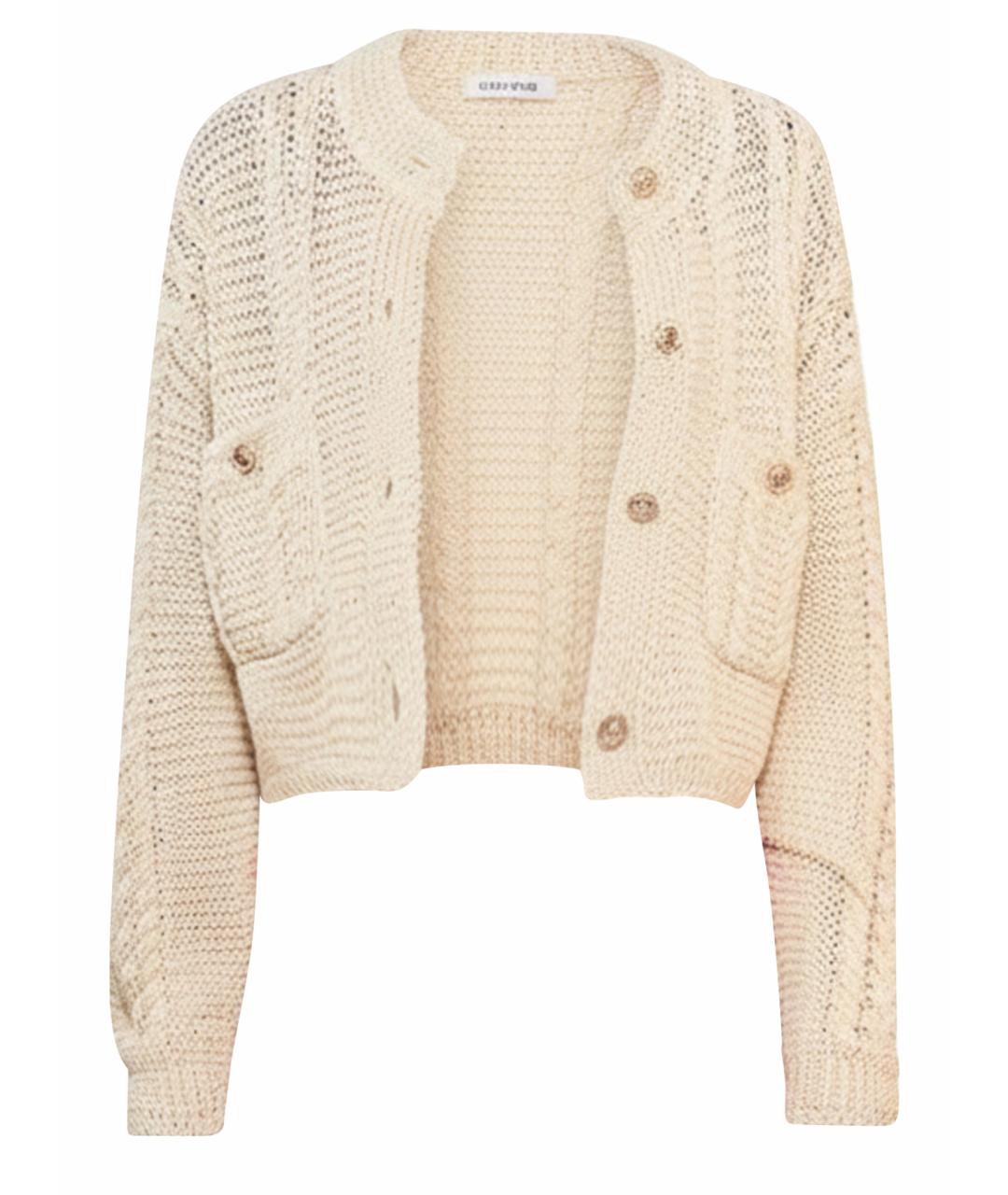 CHANEL Белый шелковый кардиган, фото 1