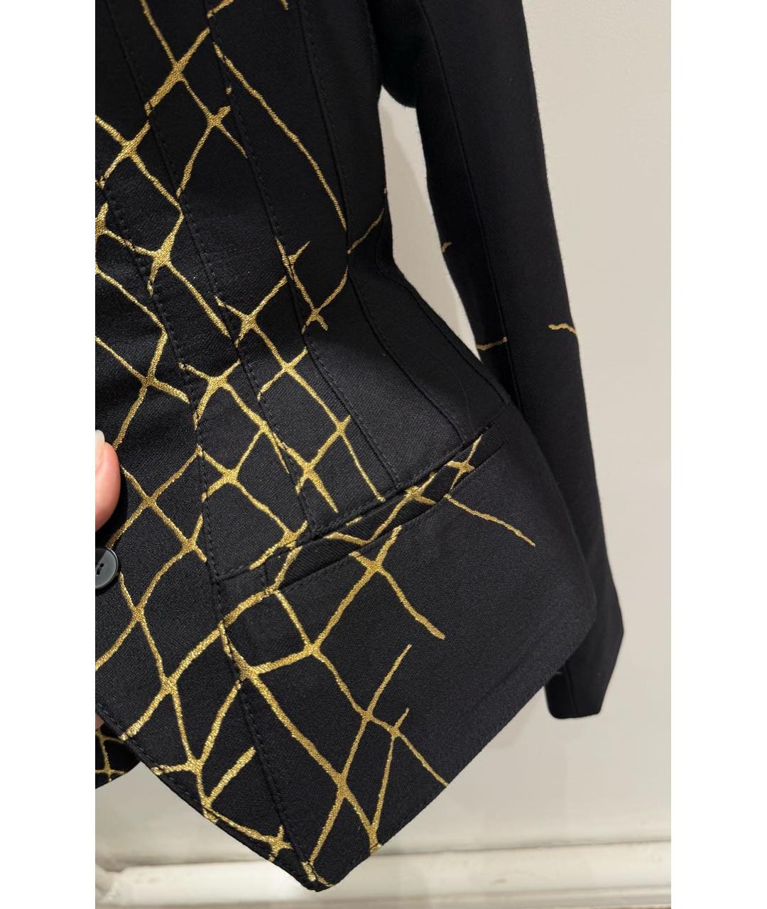 HAIDER ACKERMANN Черный шерстяной жакет/пиджак, фото 7