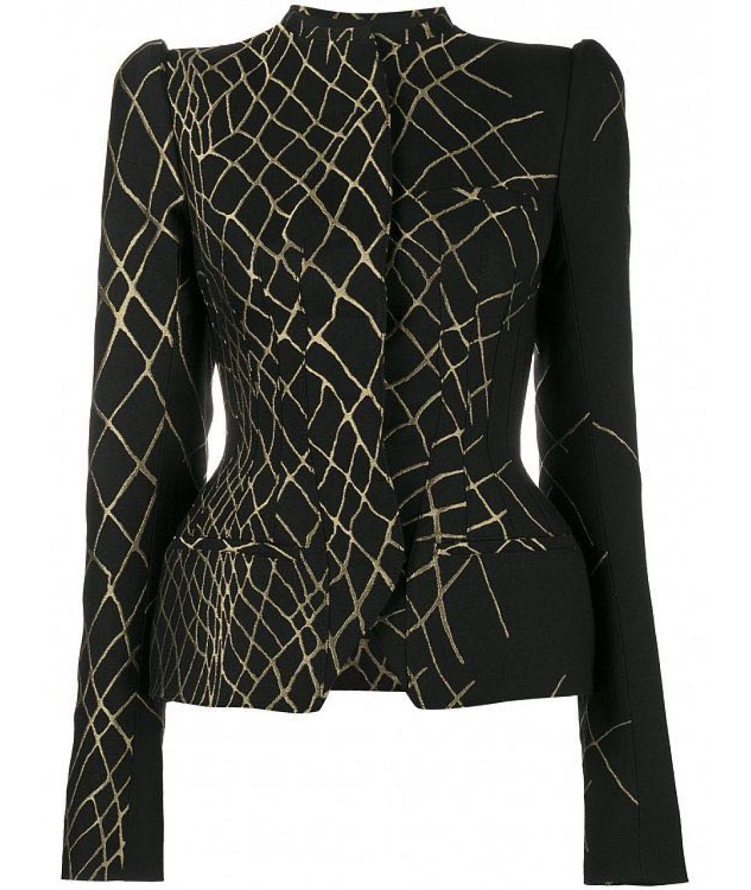 HAIDER ACKERMANN Черный шерстяной жакет/пиджак, фото 9