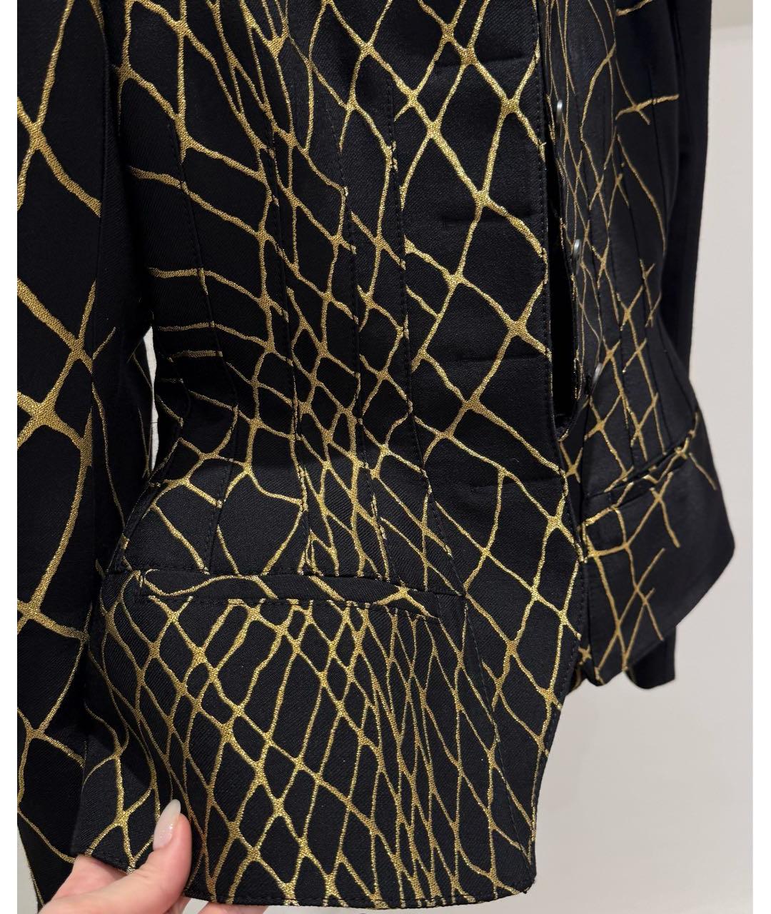 HAIDER ACKERMANN Черный шерстяной жакет/пиджак, фото 8