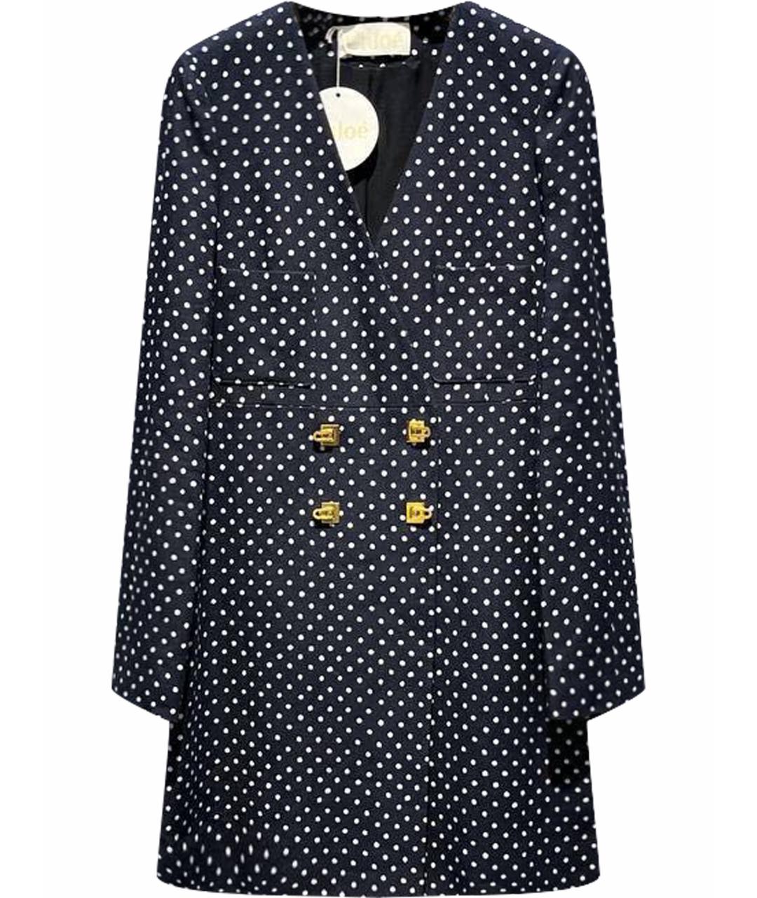 CHLOE Темно-синее пальто, фото 1