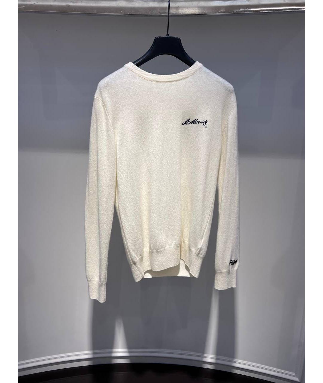 MC2 SAINT BARTH Белый шерстяной джемпер / свитер, фото 3