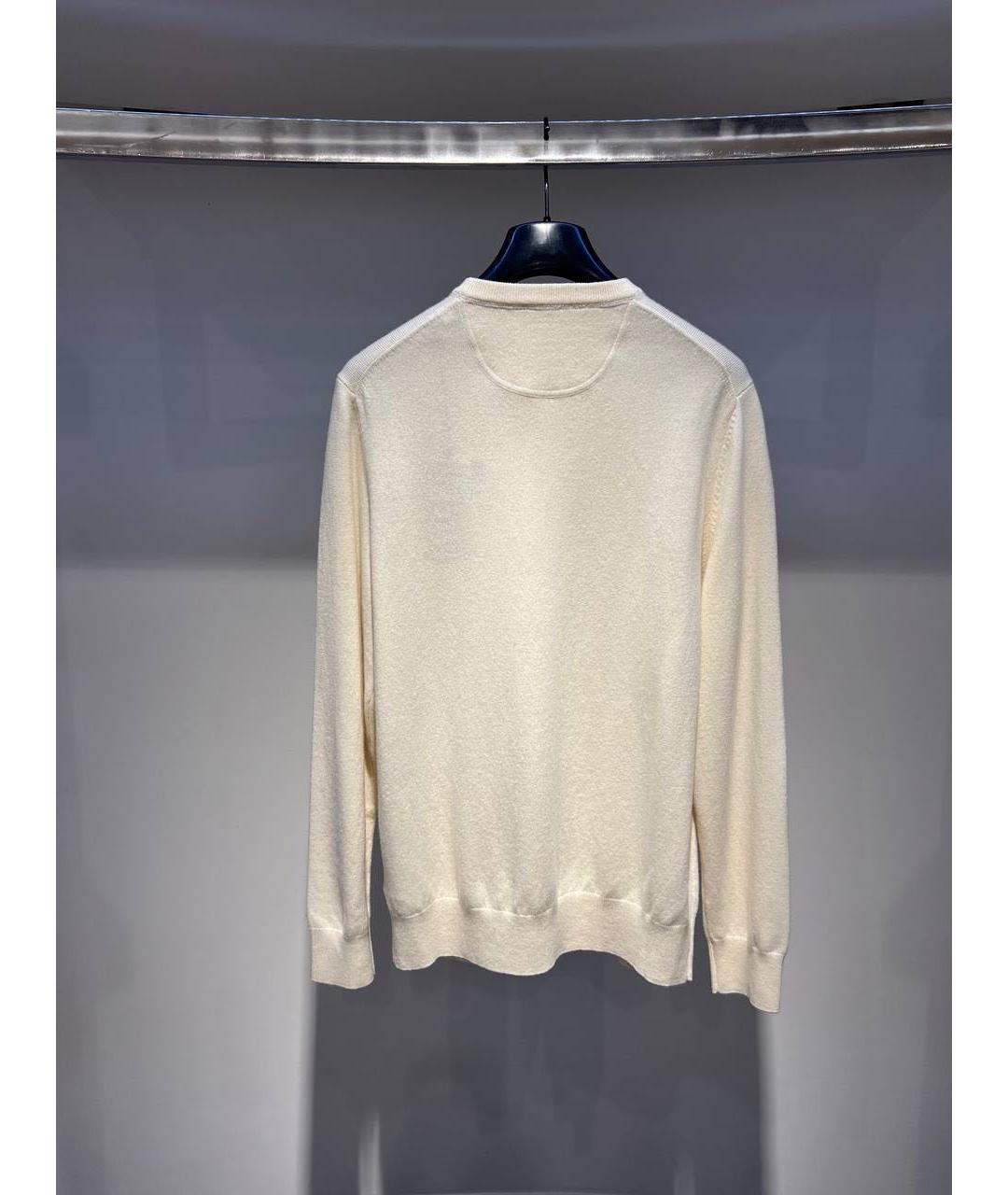 MC2 SAINT BARTH Белый шерстяной джемпер / свитер, фото 2