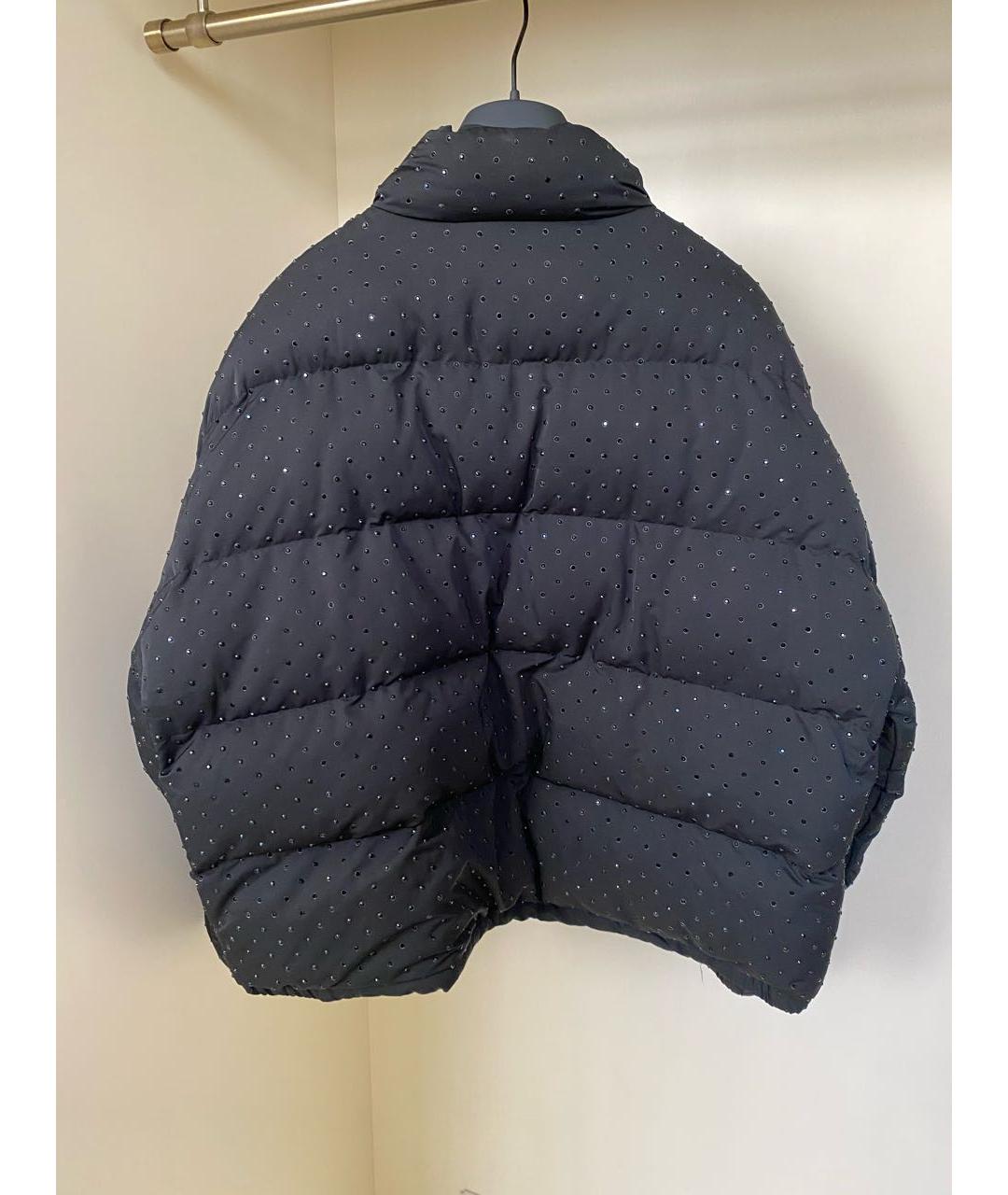 TWIN-SET Черный полиэстеровый пуховик, фото 7