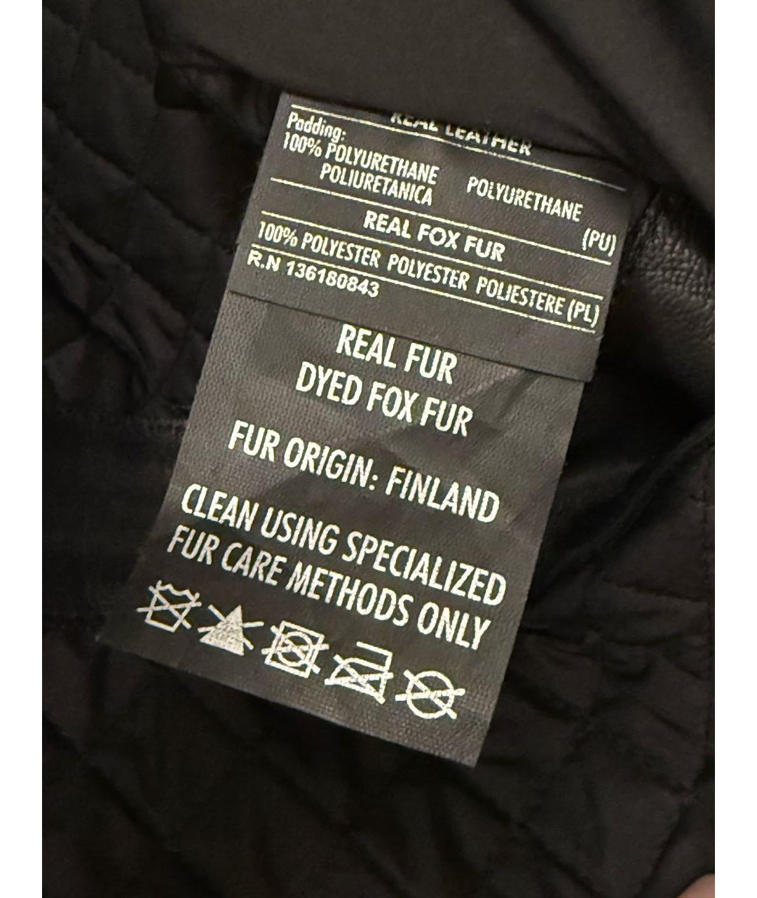 FERRAGAMO Черный меховой жилет, фото 8