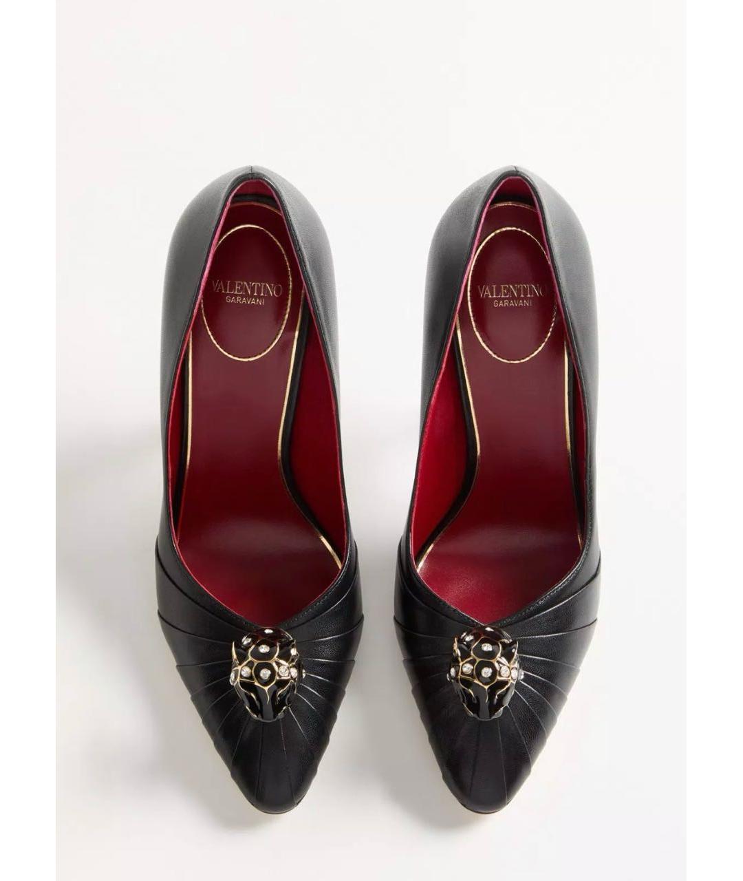 VALENTINO Черные кожаные туфли, фото 2