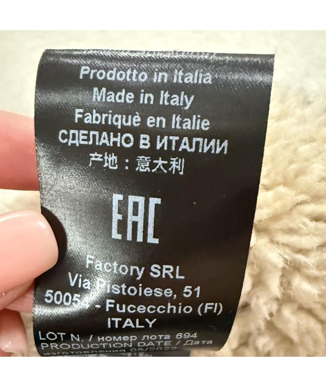 DROME Черная дубленка, фото 8