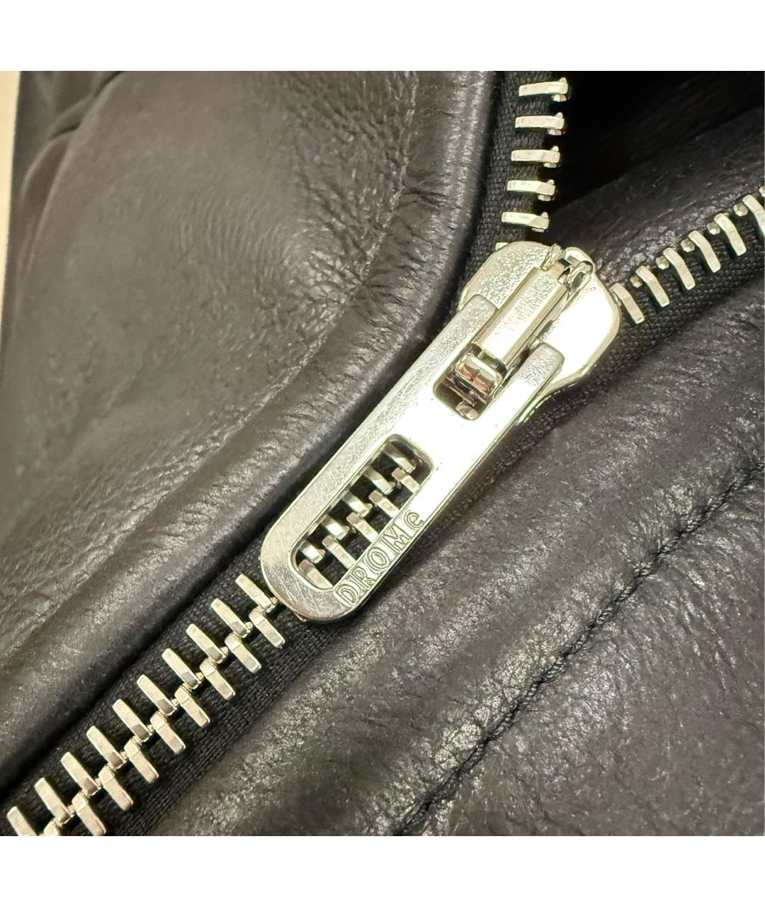 DROME Черная дубленка, фото 6