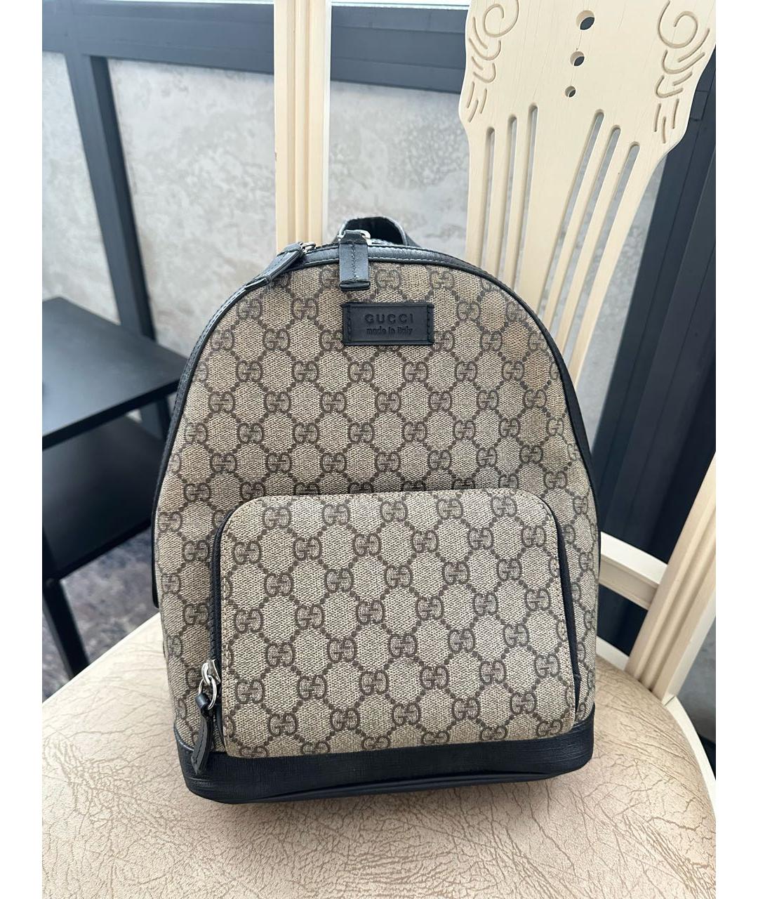 GUCCI Бежевый рюкзак, фото 9