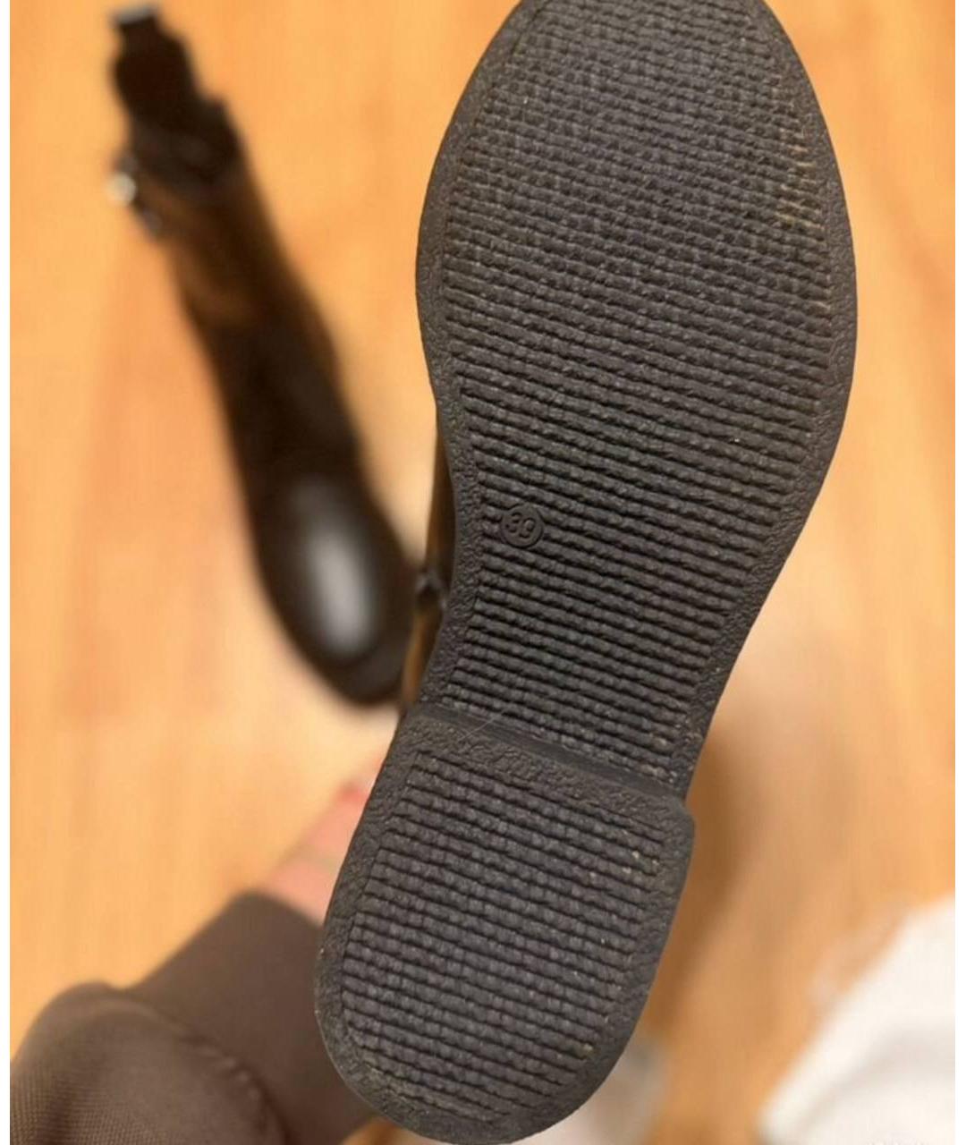 FURLA Черные кожаные ботинки, фото 4