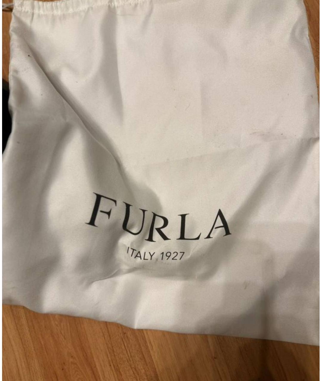 FURLA Черные кожаные ботинки, фото 3