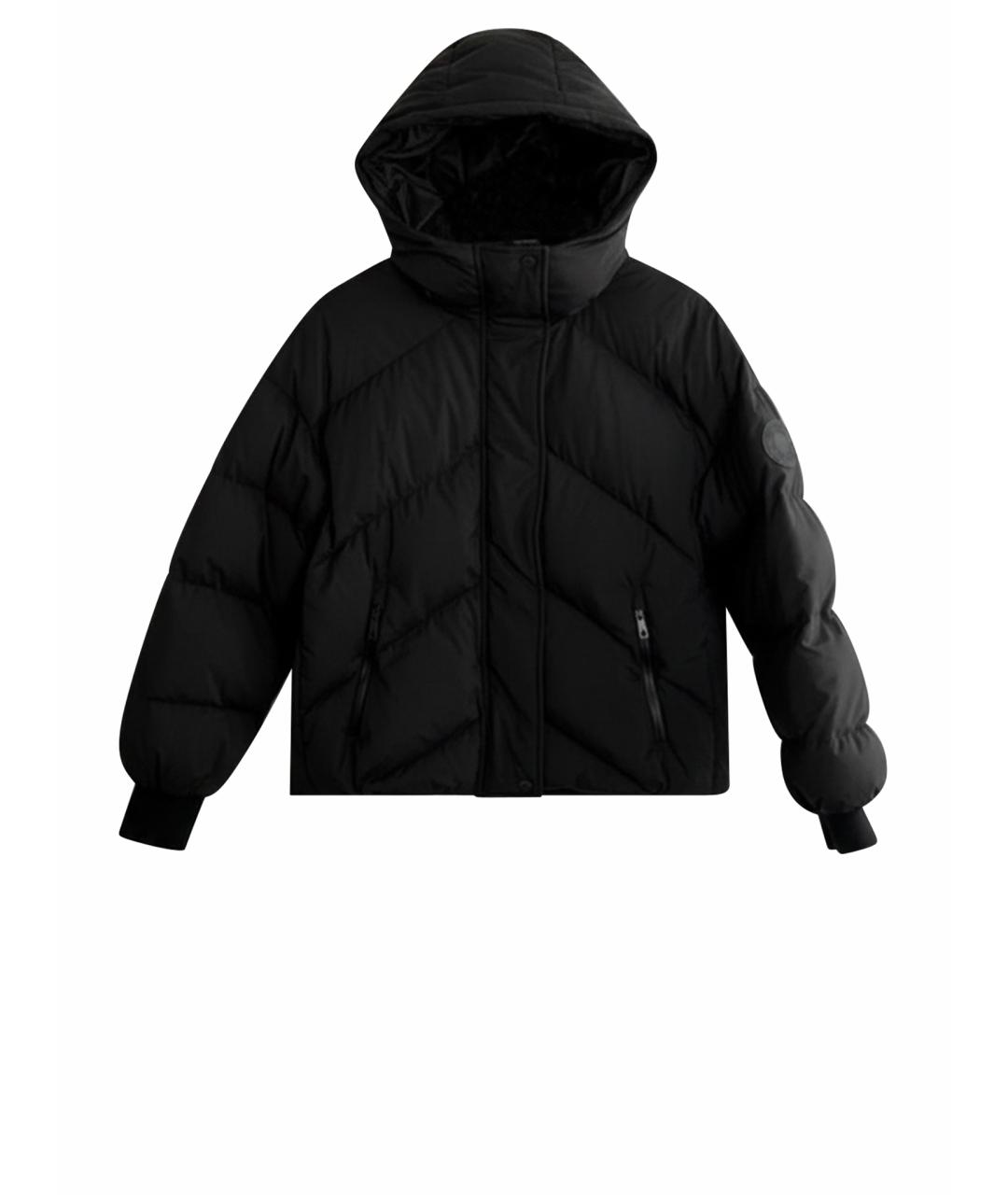 HERMES Черный пуховик, фото 1