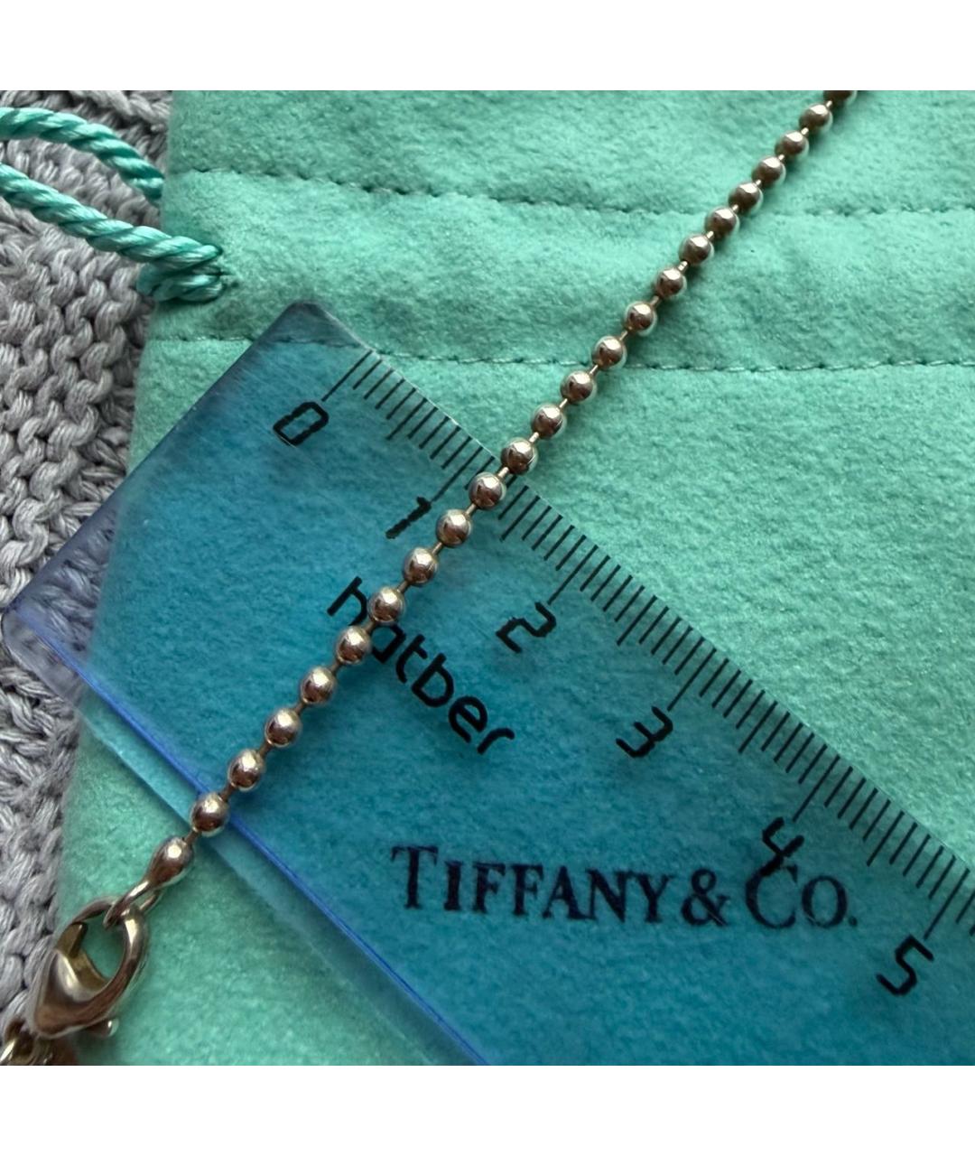 TIFFANY&CO Серебряная серебряная цепочка, фото 7