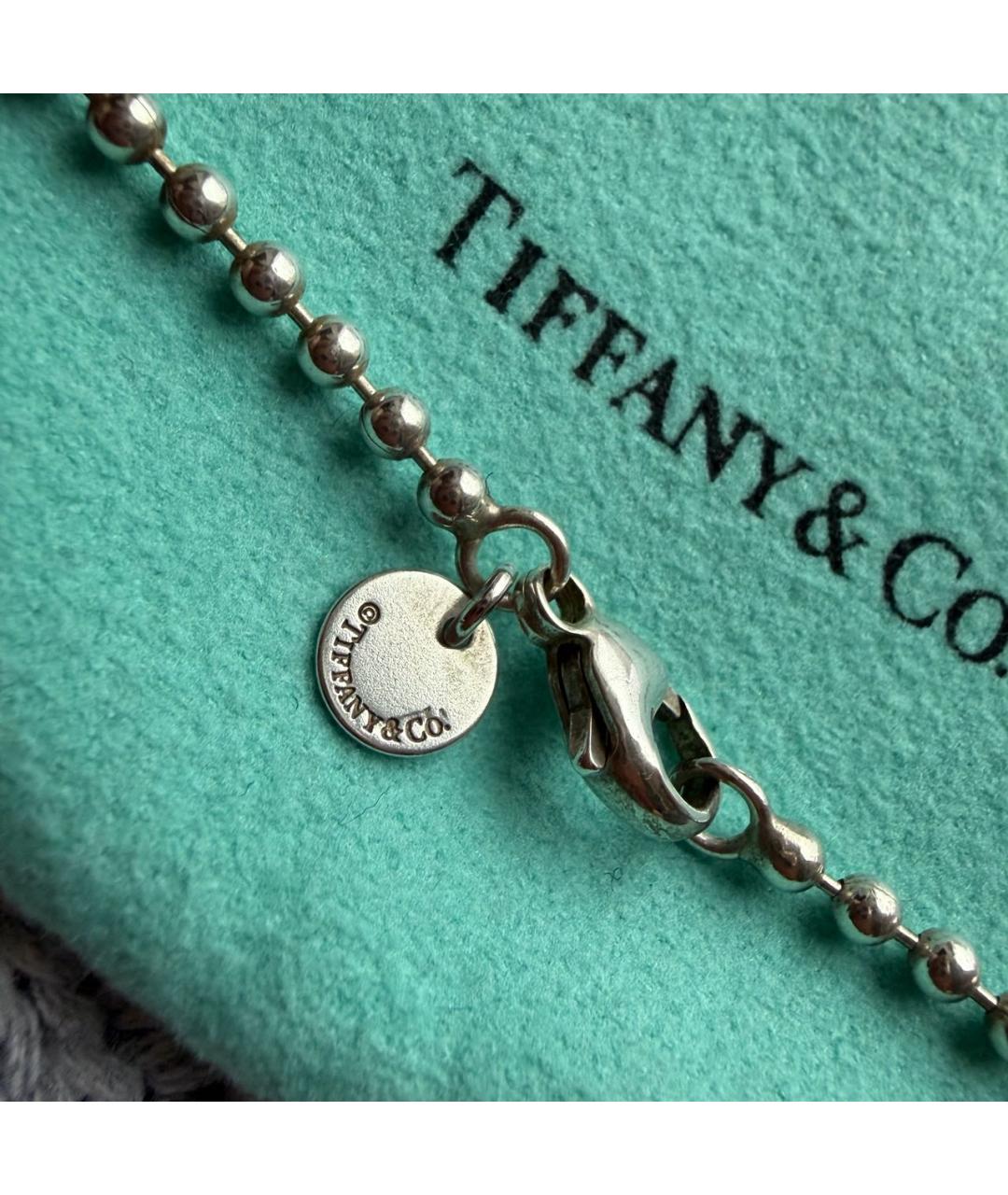 TIFFANY&CO Серебряная серебряная цепочка, фото 6