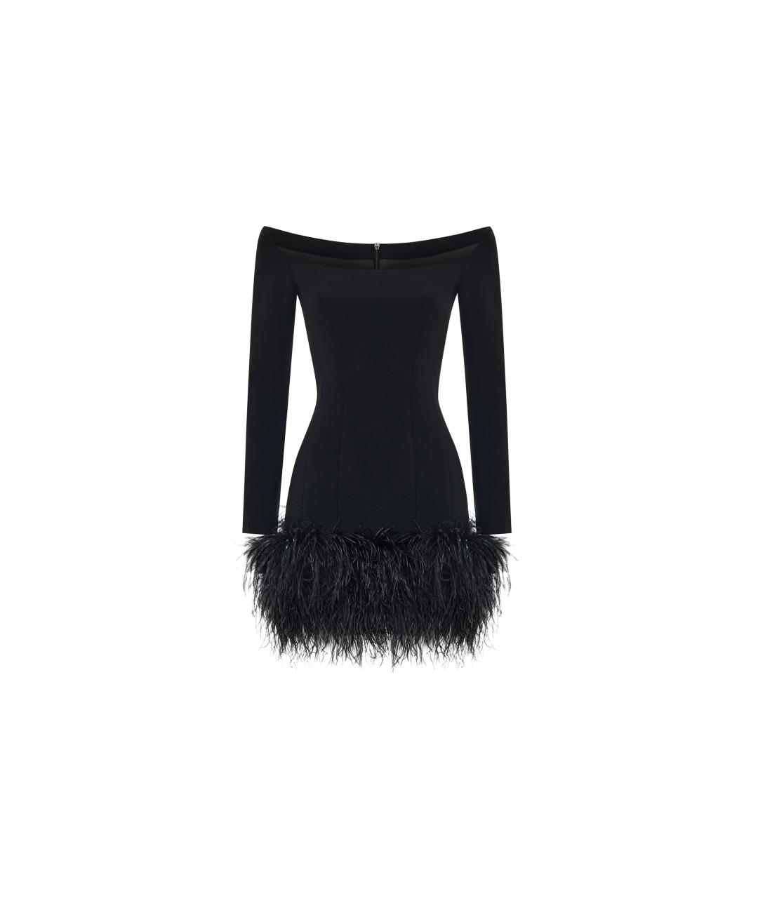 RASARIO Черное полиэстеровое вечернее платье, фото 6