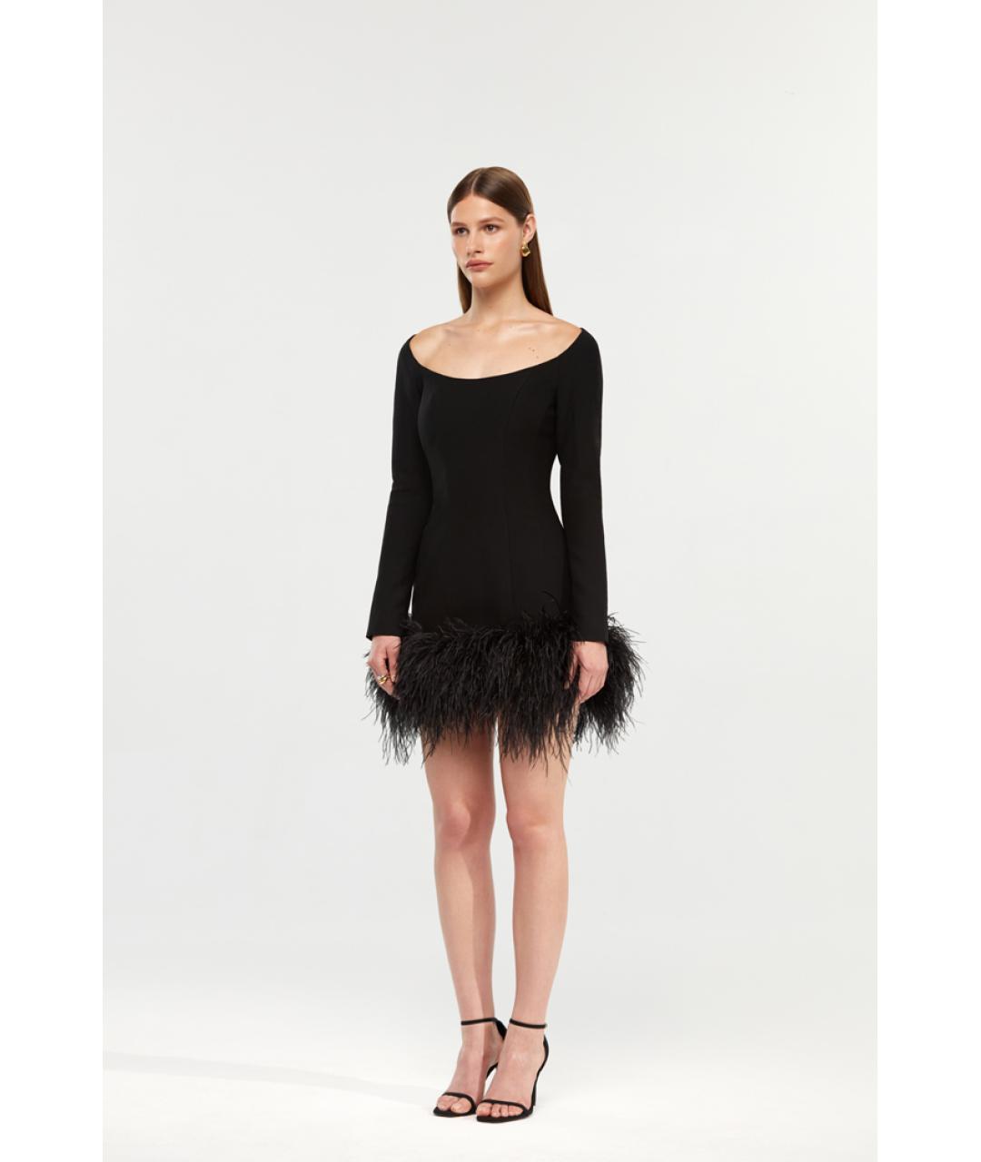 RASARIO Черное полиэстеровое вечернее платье, фото 4