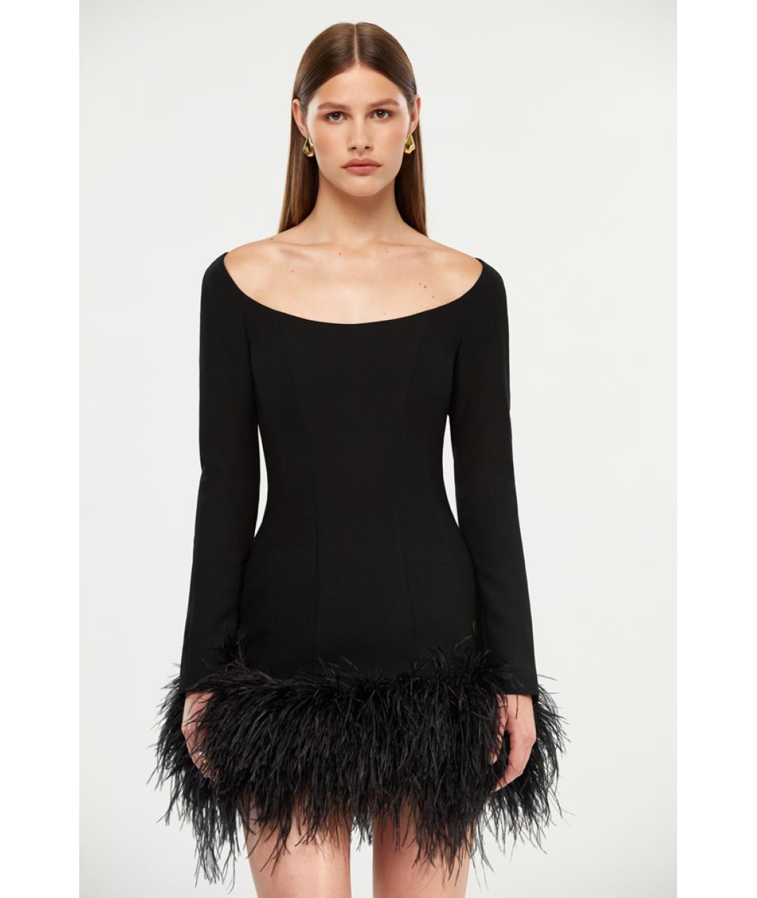 RASARIO Черное полиэстеровое вечернее платье, фото 3